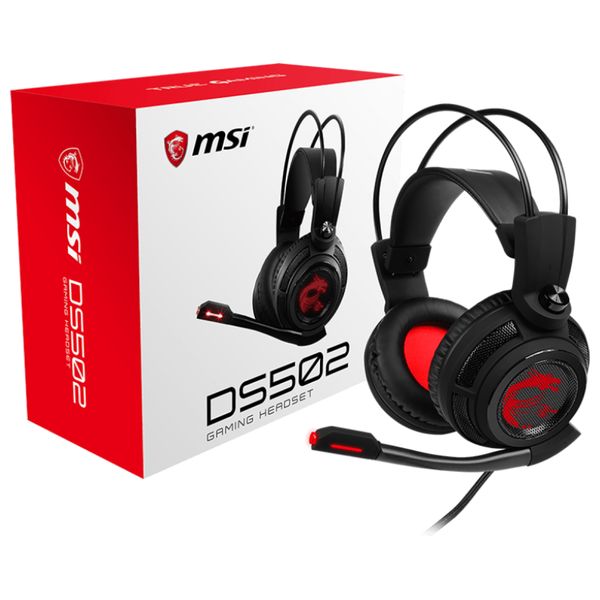  MSI DS502 - Bluetooth Headphone Over Ear - Black 