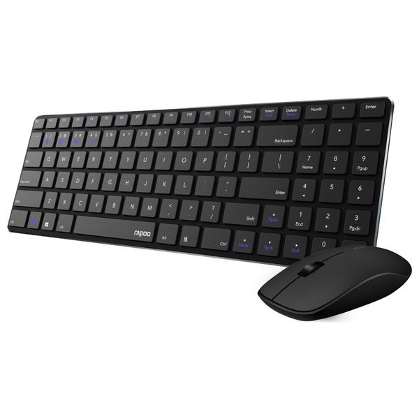  Rapoo 9300M - Keyboard & Mouse Combo - Black 