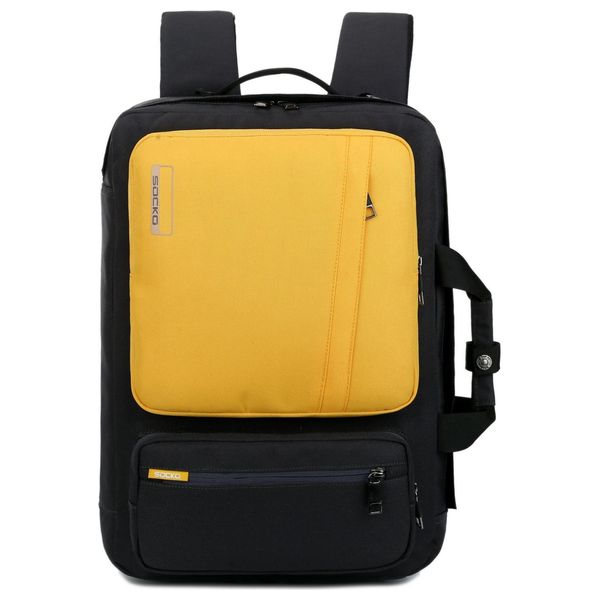  SOCKO 668 - laptop Backpack - Yallow 