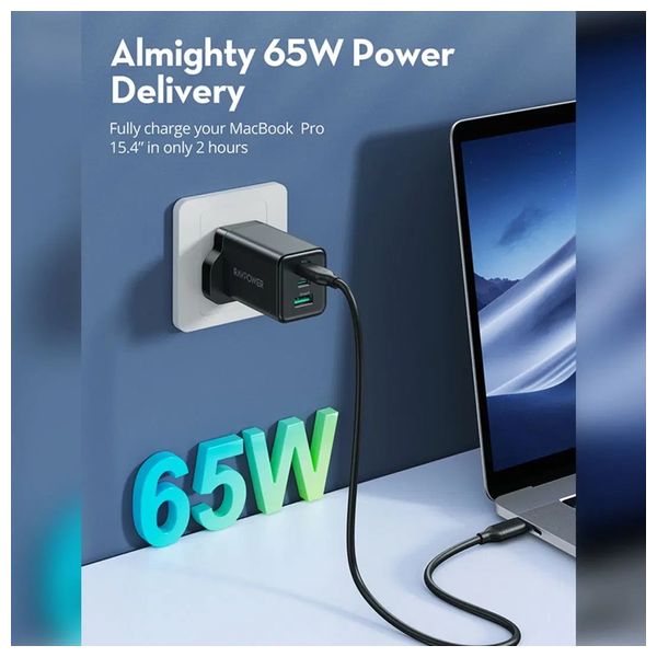 RAVPower RP-PC172 - Charger - 65 W - Black