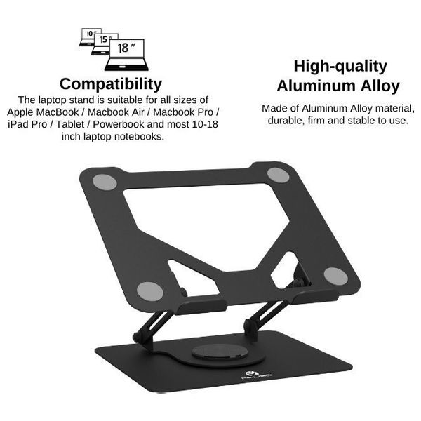 Mikuso LS-070 - Laptop Stand - Black