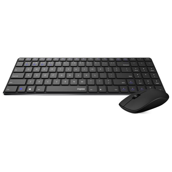  Rapoo 9300M - Keyboard & Mouse Combo - Black 