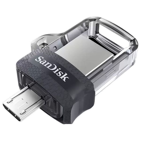  SanDisk Ultra-Dual-Drive - 64GB - USB Flash Drive - Black 