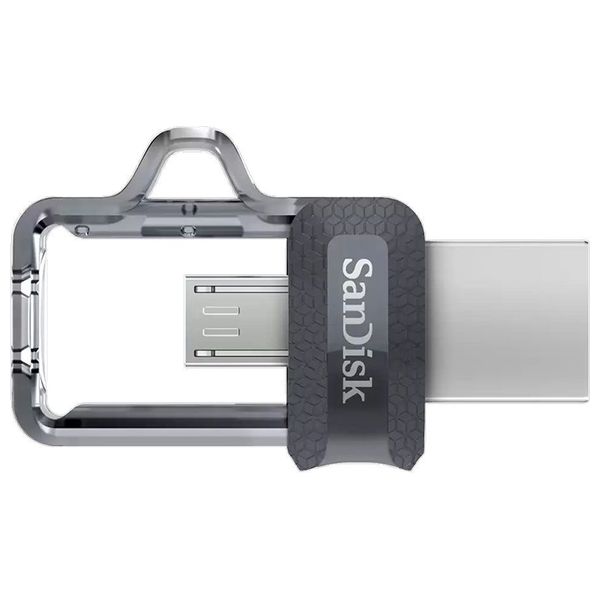  SanDisk Ultra-Dual-Drive - 64GB - USB Flash Drive - Black 