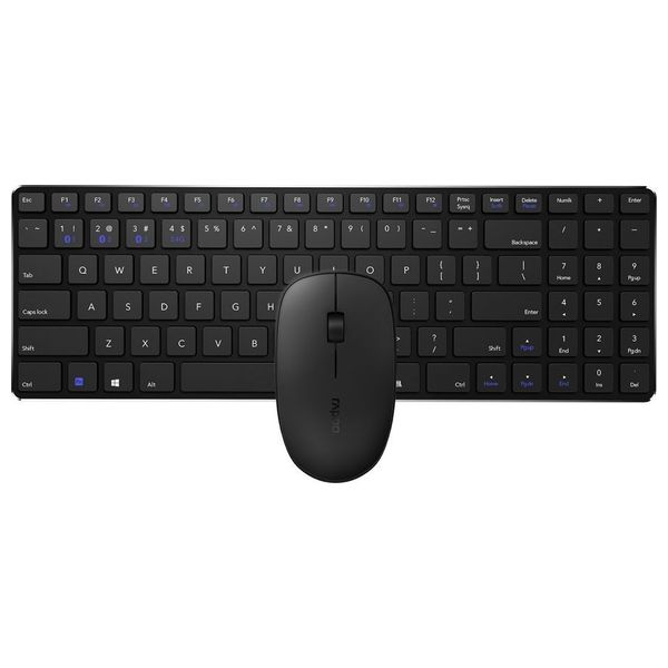  Rapoo 9300M - Keyboard & Mouse Combo - Black 