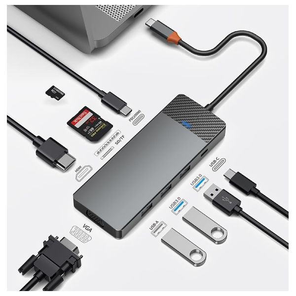  موزع دبليو اي دبليو 9 في 1 - يو اس بي سي - Alpha A921HV 