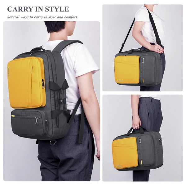  SOCKO 668 - laptop Backpack - Yallow 