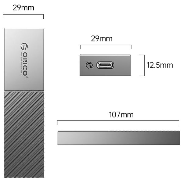 حافظة هارد اوريكو - FV09C3-GY - رمادي 