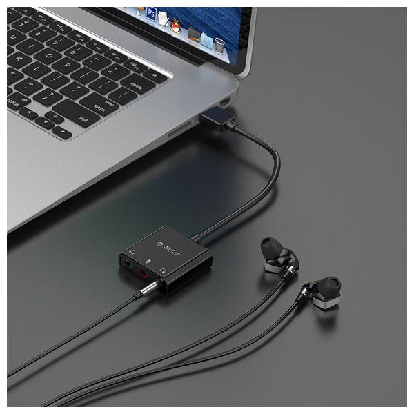  ORICO SKT3 USB To headphone Jack - Audio Adapter Cable - 10 cm 
