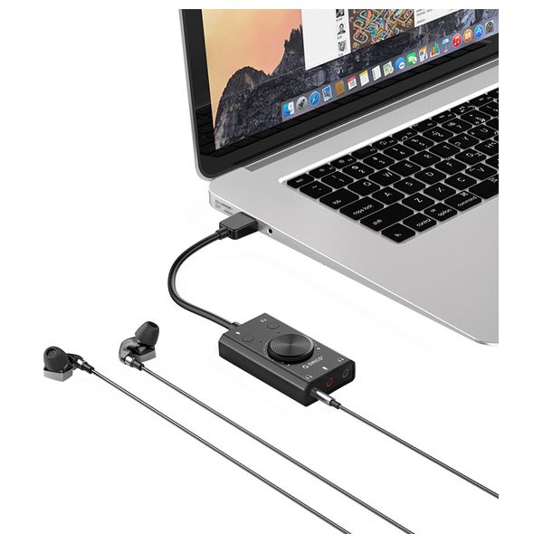  ORICO SC2 USB To headphone Jack - Audio Adapter Cable - 10 cm 