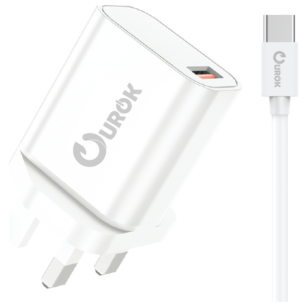  Ourok - Charger - 3A - White 
