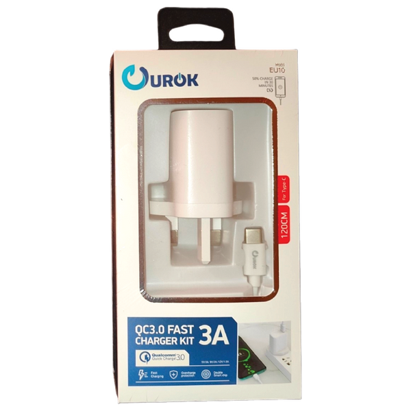  Ourok - Charger - 3A - White 