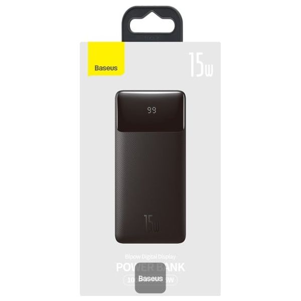  Baseus Bipow - Power Bank - 10000mAh - 15W - Black 