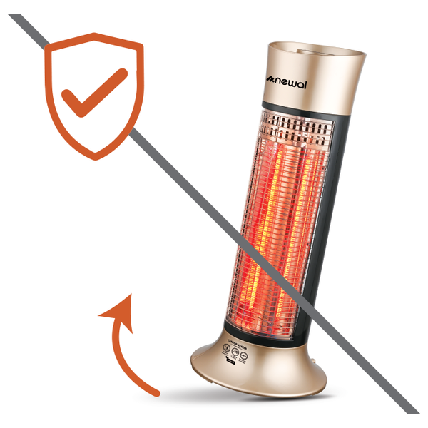  مدفأة نوال كاربون -CHT-815-04 - ذهبي 