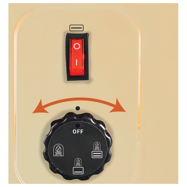  مدفأة نوال كاربون - CHT-836-02 