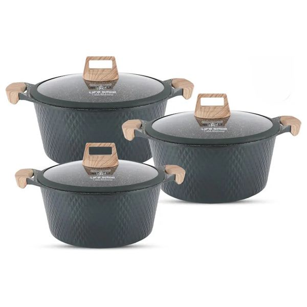  Life smile Cookware Set - 3 piece 