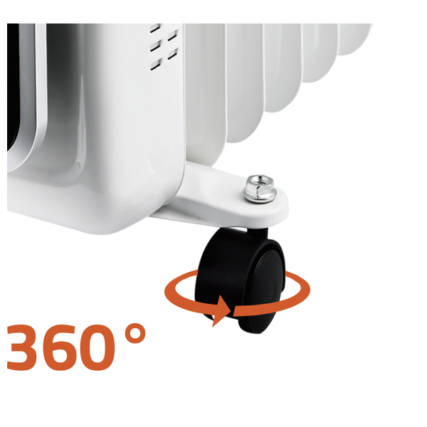  مدفأة نوال زيتية - QHT-162 - ابيض 