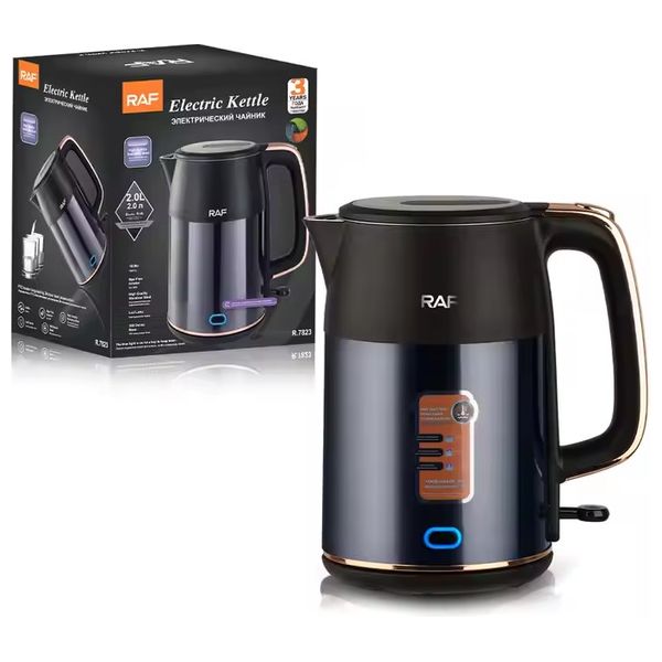 RAF R7823 - Kettle - 2 L - 1500W - Black 