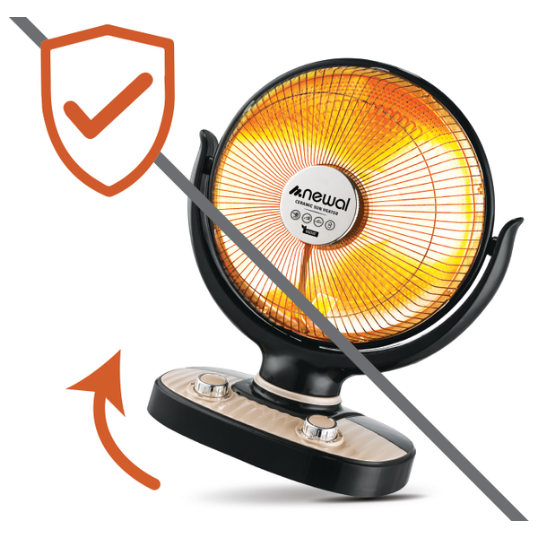  Newal Carbon Heater - CHT-535-02 - Black 