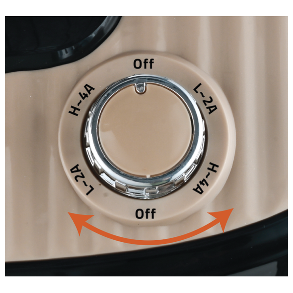  مدفأة نوال كاربون - CHT-535-02 - اسود 