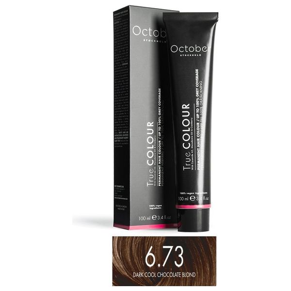  October Stockholm True Color, 6.73 - DARK COOL CHOCOLATE BLOND 