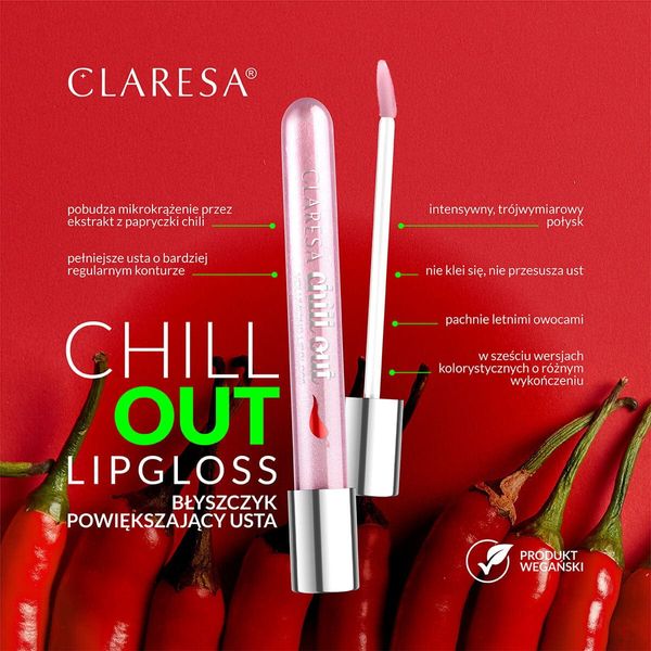  Claresa Chill Out Lipgloss, 10 - Easygoing 