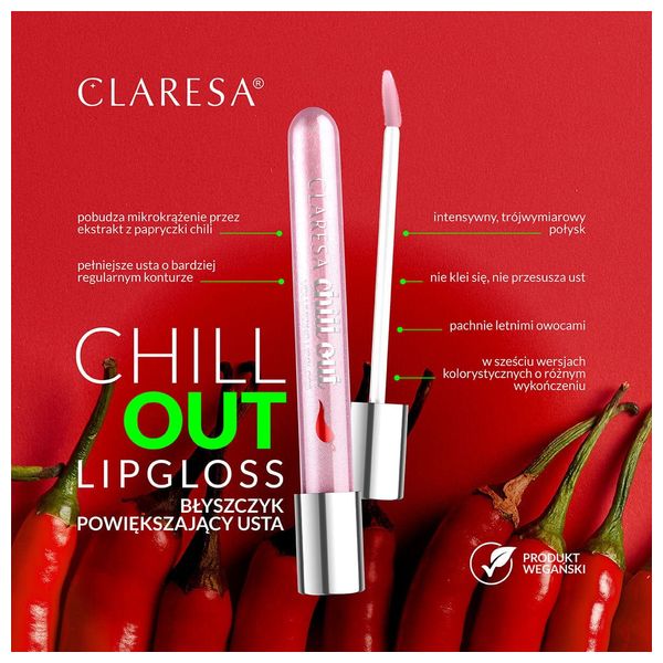  Claresa Chill Out Lipgloss, 10 - Easygoing 