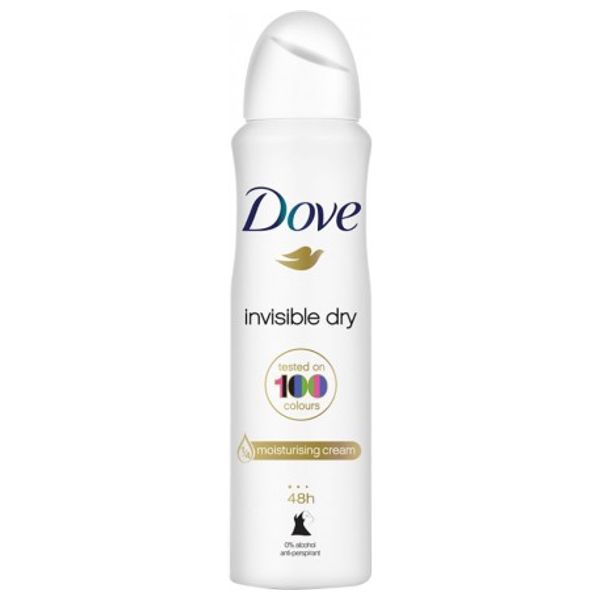  Invisible Dry by Dove for Women - Deodorant Body Spray, 150ml 