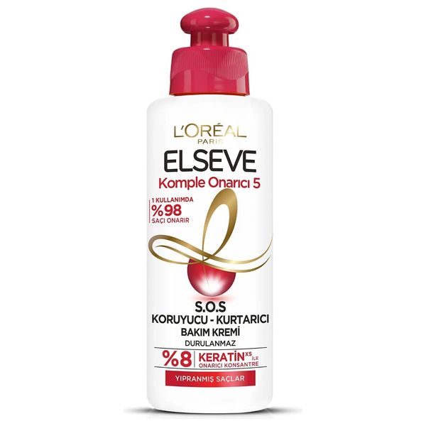  L'Oreal Paris Elseve Complete Repair 5 Rescue Hair Cream, 200ml 