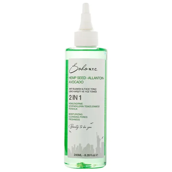  Soho New york 2in1 Anti-Blemish Purifying Facial Tonic - 245ml 