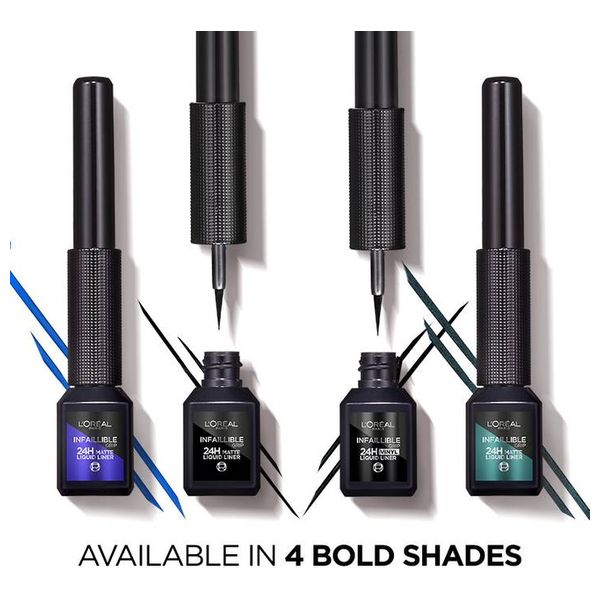  L'Oreal Paris Infaillible Liquid Liner Vinyl Eyeliner, 05 - Black 