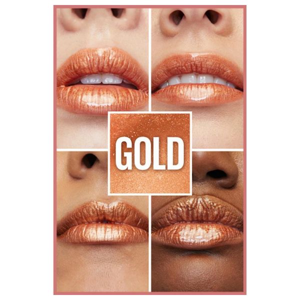  Maybelline New York Lifter Gloss Moisturizing Lip Gloss, 019-GOLD 