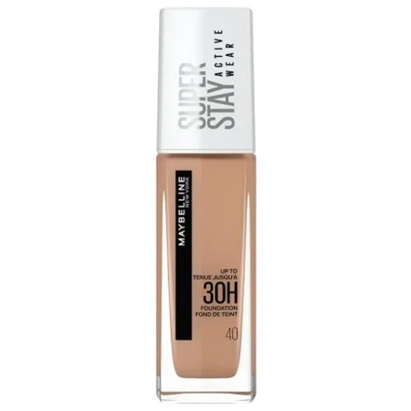  Maybelline New York Super Stay 30h Active Wear Foundation, 40 - Fawn 