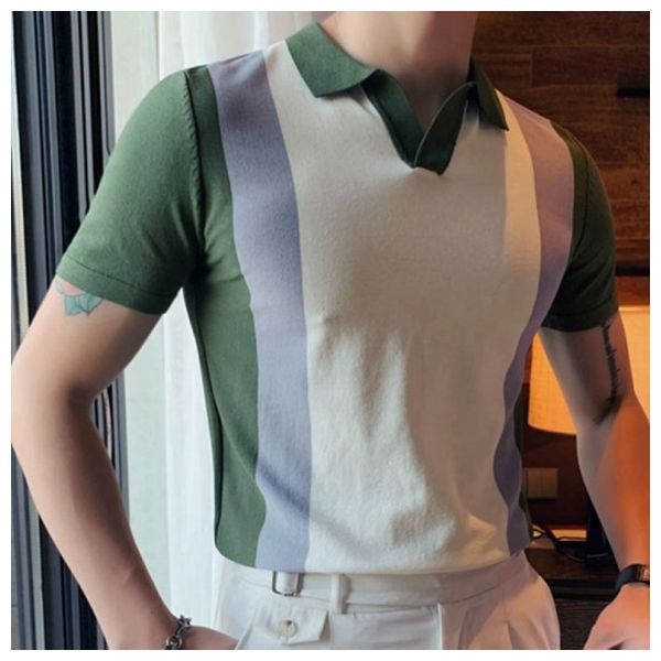  سينرانسينيا 28546 - تيشيرت رجالي بأكمام قصيرة - كريمي 