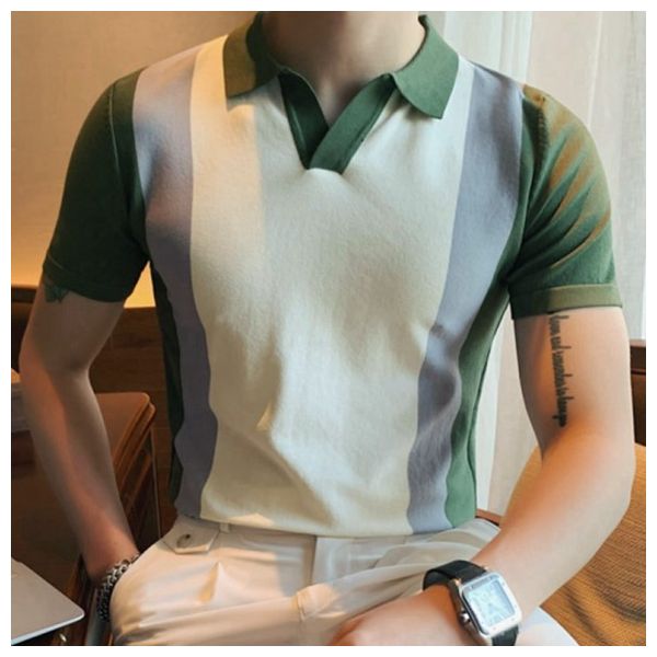  سينرانسينيا 28549 - تيشيرت رجالي بأكمام قصيرة - كريمي 