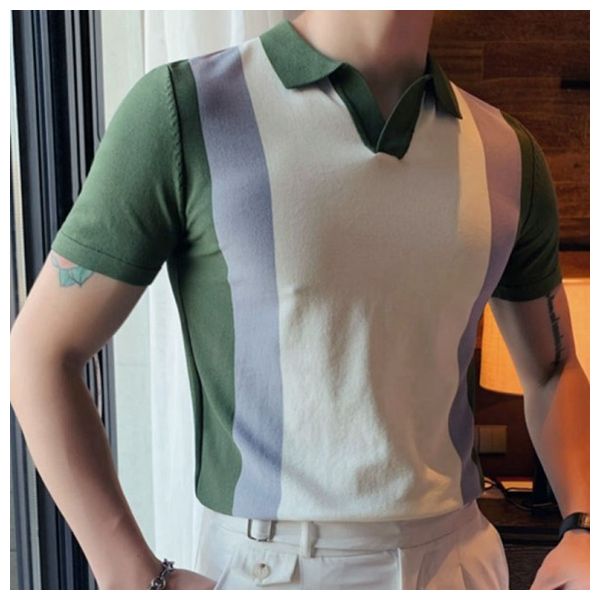  سينرانسينيا 28549 - تيشيرت رجالي بأكمام قصيرة - كريمي 