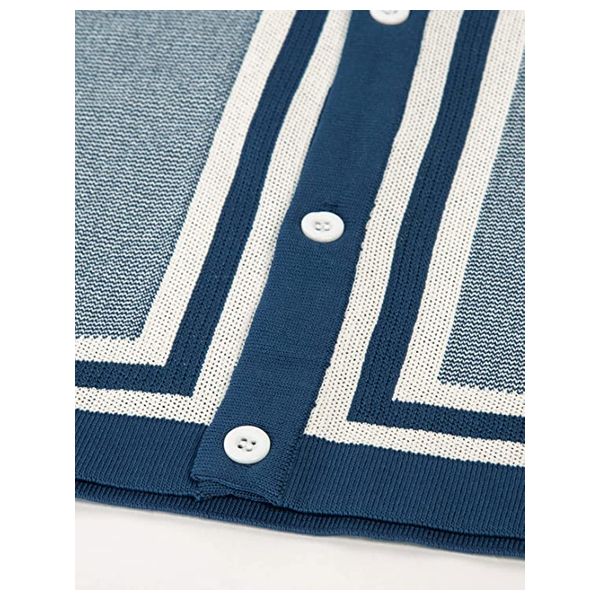  قميص سينرانسينيا للرجال - ازرق 