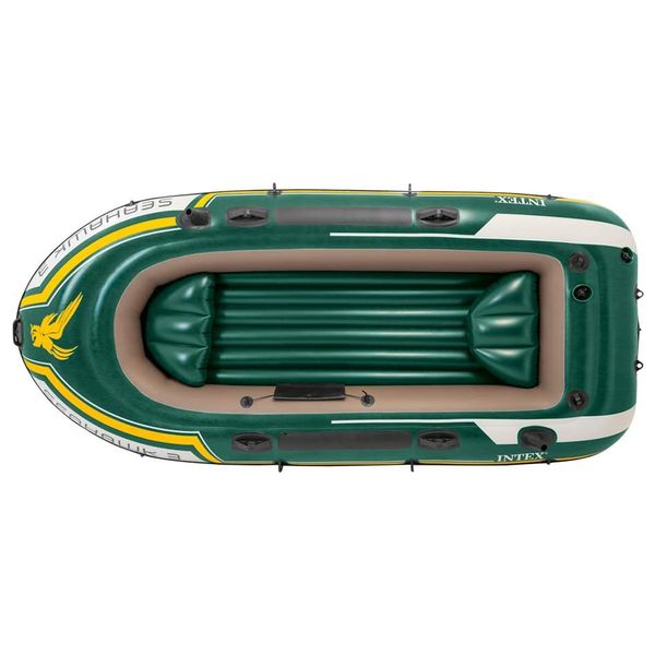  Intex 68380 - Seahawk 3 Inflatable Boat Set with Oars - 3 Person 