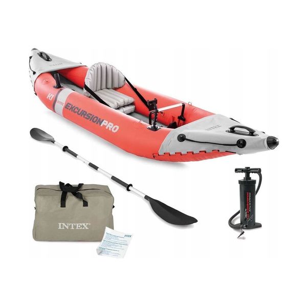 Intex 68303 - Excursion Pro K1 Inflatable Boat Set with Oars - 1 Person