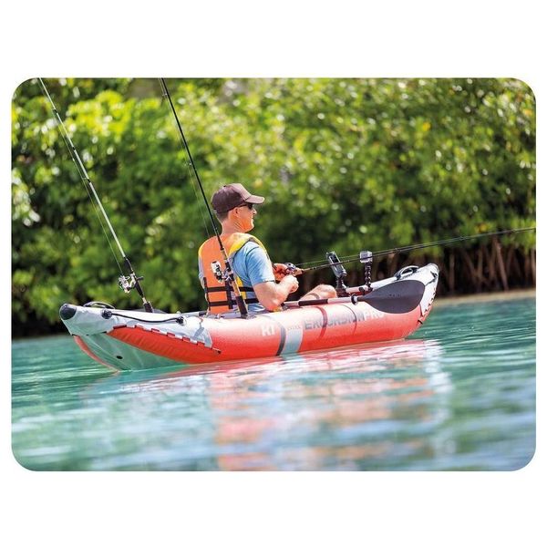  Intex 68303 - Excursion Pro K1 Inflatable Boat Set with Oars - 1 Person 