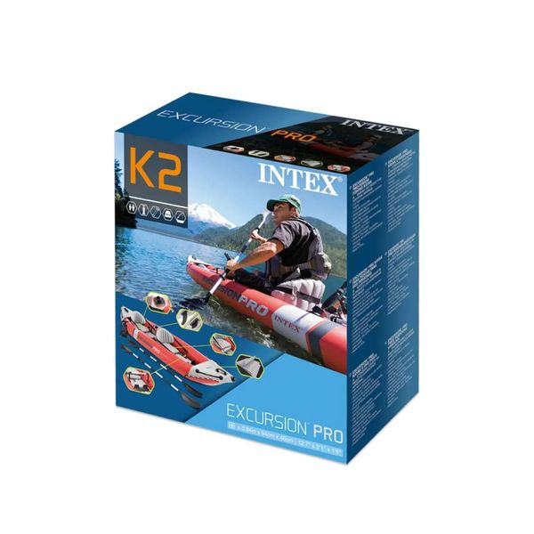 Intex 68303 - Excursion Pro K1 Inflatable Boat Set with Oars - 1 Person