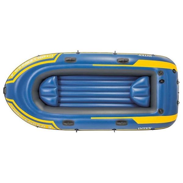  Intex 68370 - Challenger 3 Inflatable Boat Set with Oars - 3 Person 