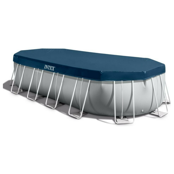 Intex 26796 - Prism Frame Oval Pool - Silver