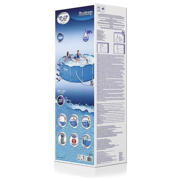  Bestway 56418 - Steel Pro Inground Pool  - Gray 