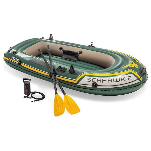  Intex 68347 - Seahawk 2 Inflatable Boat Set with Oars - 2 Person 