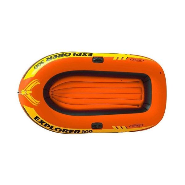 Intex 58332 - Explorer 3 Inflatable Boat Set with Oars - 3 Person