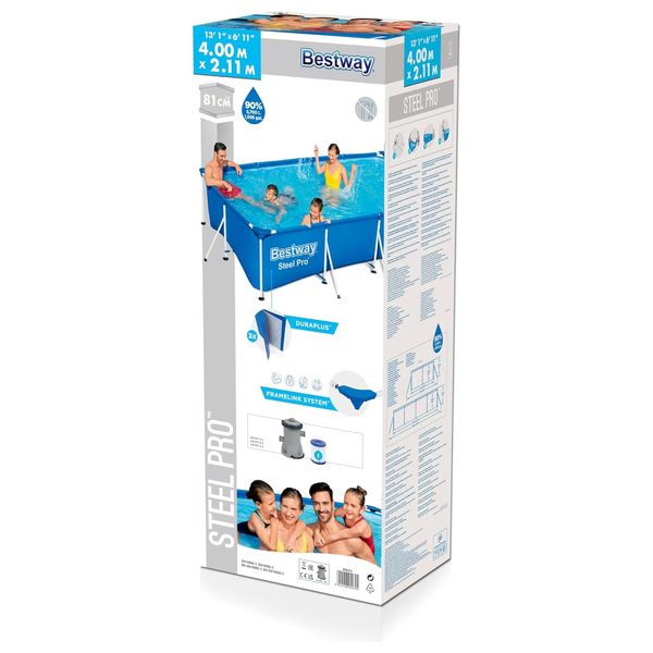  Bestway 56424 - Circular swimming pool - Blue 