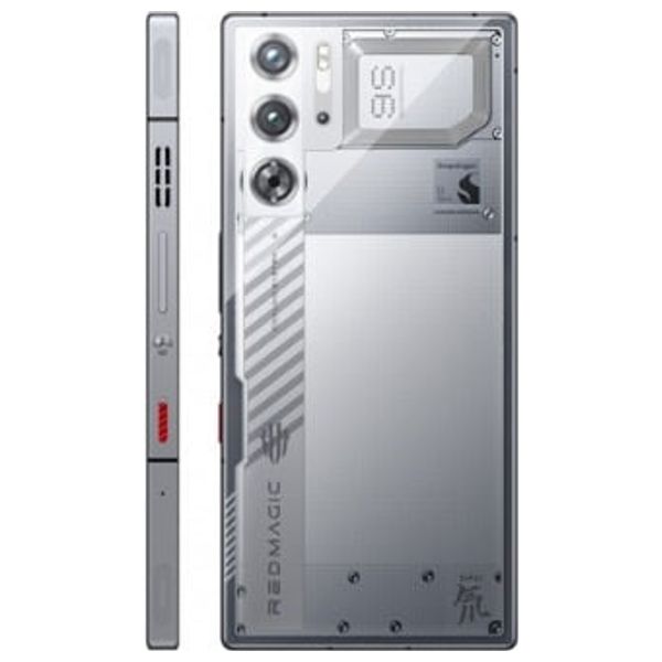 ريدماجيك 9 إس برو 5 جي - بشاشة 6.8-انج اموليد 120 هيرتز - معالج معالج كوالكوم SM8650-AC سنابدراجون 8 من الجيل الثالث (4 نانومتر) ثماني النواة - بقدرة 80 واط - 6500 مللي امبير