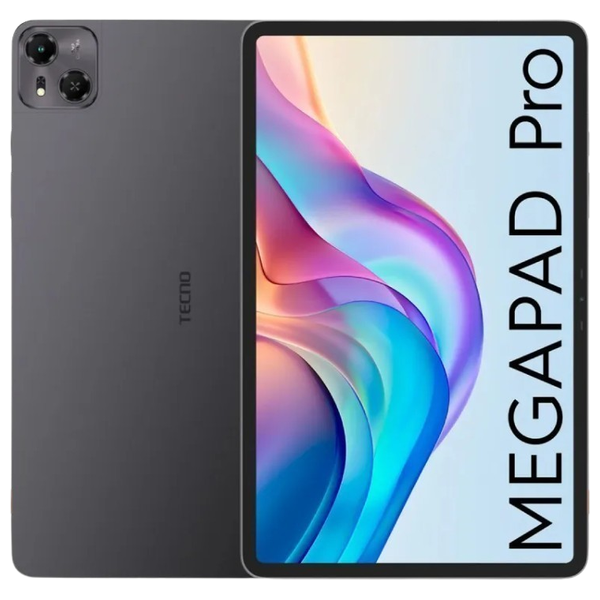  Tecno MegaPad Pro - Single SIM - 12-inch IPS Display - MediaTek Helio G100 - 10000mAh, 33W Charging with AI Features 