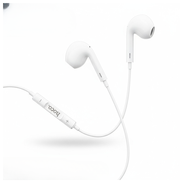 سماعة بلوتوث داخل الاذن هوكو - M1Max - اوكس 3.5 - ابيض